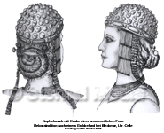 Kopfschmuck einer bronzezeitlichen Frau
